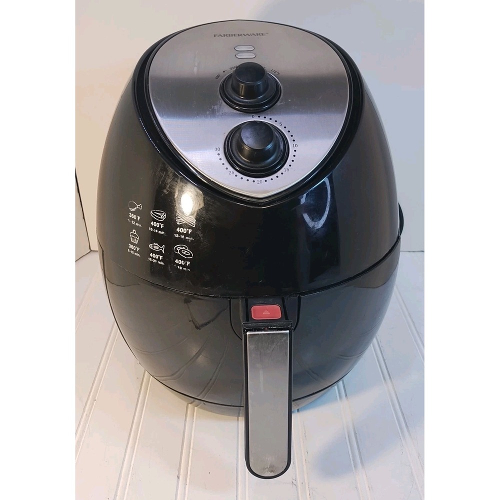 Farberware Oil-Less Multi-Functional Air Fryer 3.2 Qt Black and Silver Tested